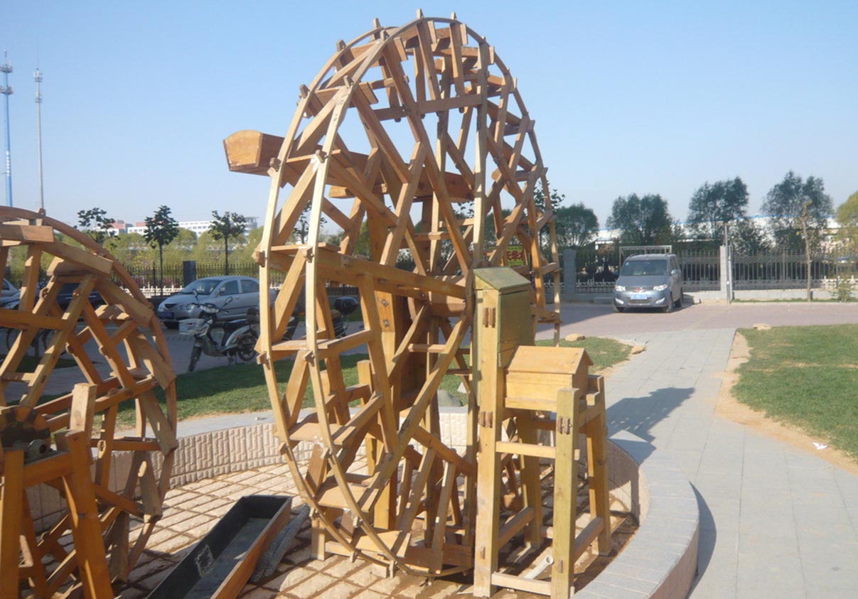 木质水车